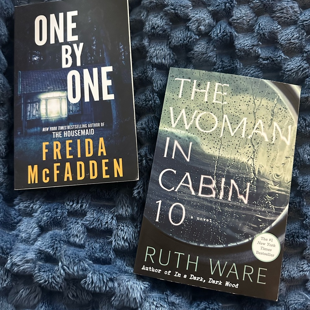 The Woman in Cabin 10 and One by One Books